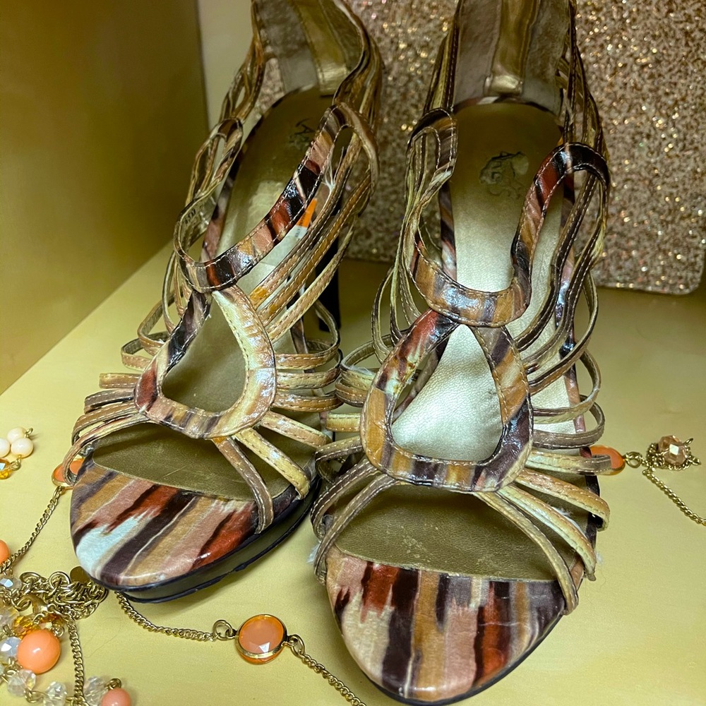 Brown heels